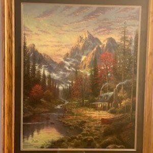 Thomas Kinkade The Good Life Framed Print